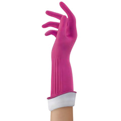 Playtex Living Gloves with textured grip for secure handling of wet dishes.