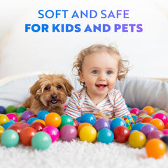 Playz red mini ball pit balls are ideal for indoor ball pits and games.