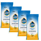 Pledge Everyday Clean multisurface wipes pack of four for quick, streak-free home cleaning.
