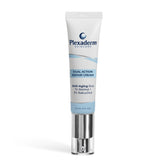 Plexaderm Dual Action Repair neck cream tube showing lightweight, non-greasy texture.