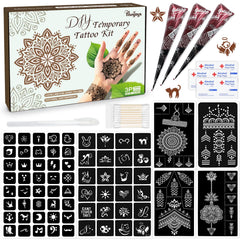 PllusJoys brown tattoo cones for natural, long-lasting body art