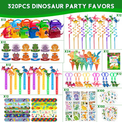 PLOUGVI dinosaur crazy straws for colorful sips and activities