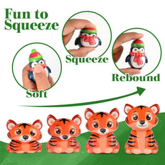 PLOUGVI tiger squishy toy sparks curiosity and stress-relief during quiet time.