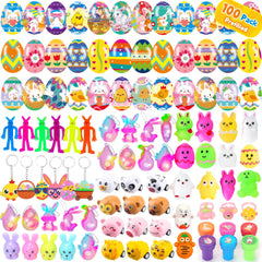 PLOUGVI Easter egg toy variety opens to reveal multiple surprises for kids during hunts.