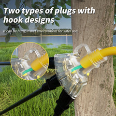 PlugSaf SJTW jacket yellow sheath increases visibility and durability.