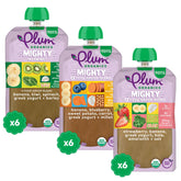 Plum Organics Mighty 4 variety pack 18 pouches for toddlers on the go