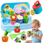 Plunack Montessori flowers and pots for color, shape, and counting learning