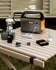 POANES 8-Port USB Charger with cables connected demonstrates multi-device charging capability.