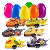 POATROZON EA Kong 6-pc prefilled eggs with dinosaur car toys for gifting