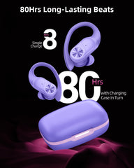 PocBuds digital battery display shows real-time power levels.
