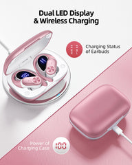 PocBuds Rose Gold sport ear hooks for secure workout fit