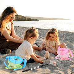 POILKMNI sand sifter head mesh designed to separate shells from sand