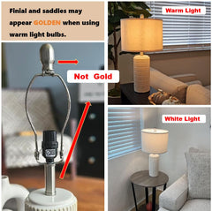 PoKat bedside lamps emit a soft glow for relaxing nights