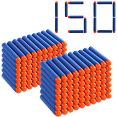 Pokiiulk refill darts blue 150pcs pack for extra Nerf battle ammo.
