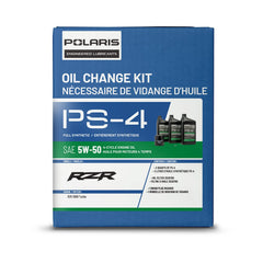 Polaris PS4 oil change kit oil filter ready for quick install