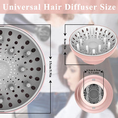 Polly Online diffuser evenly distributes heat to define curls and waves.