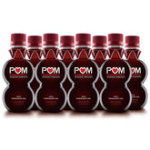 POM Wonderful bottle close-up shows antioxidant-rich juice for daily refreshment.