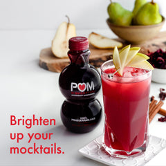 POM Wonderful California pomegranates field emphasizes origin from handpicked fruit.