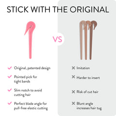Pony Pick easy removal in three steps for quick styling