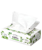 Poo-Pourri flushable wipes in dispenser box front for easy bathroom refresh.