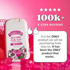 Illustration of odor-control technology used by Poo-Pourri