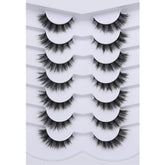 Pooplunch 8D silk lashes close-up with ultra-soft fibers for natural flutter