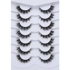 Pooplunch 8D silk lashes close-up with ultra-soft fibers for natural flutter