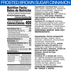 Pop-Tarts Frosted Brown Sugar Cinnamon pouch for grab-and-go snack