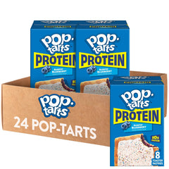 Pop-Tarts Protein Bumpin' Blueberry packaging for easy pantry stocking.
