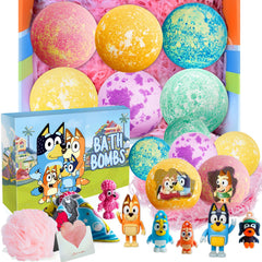 POPBATH XXL bath bomb with surprise inside and vibrant bubbles for kids' bath
