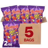 Popcornopolis Fuego Takis 5ct bag front shows bold hot pepper and lime flavor.