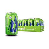 Poppi Alpine Blast can front view with crisp fizz for a refreshing daily beverage