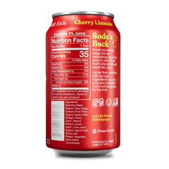 Poppi Cherry Limeade can close-up highlighting sparkling flavor and lower sugar.