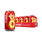 Poppi Cherry Limeade sparkling bottle with vibrant fizz and inviting flavor.