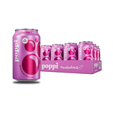 Poppi Doc Pop front packaging showing 12-pack, convenient storage