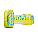 Poppi Ginger Lime bottle front showing refreshing prebiotic fizz for everyday hydration