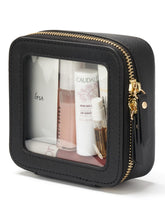 Popvibe mini clear makeup bag with zipper for quick access to essentials.