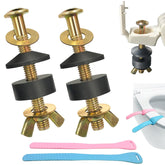 POQOD toilet seat screws package contents showing durable hardware for secure installation.