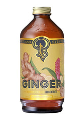 Portland Syrups authentic-ginger-syrup-bottle showcases premium organic ingredients for cocktails.