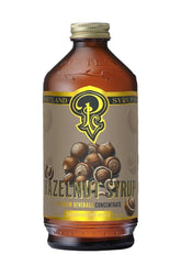 Portland Syrups Hazelnut Syrup bottle showcases rich flavor for coffee and desserts