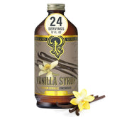 portland syrups vanilla syrup bottle with Tahitian vanilla flavor