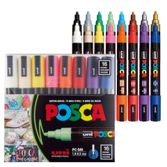 POSCA PC-5M medium-tip close-up for precise lines across surfaces