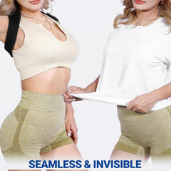 Posturace breathable soft material keeps you comfortable all day.