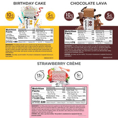 Power Crunch Chocolate Lava Kids bar showing kid-friendly flavor and protein boost.