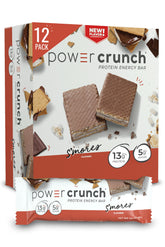 Power Crunch S'Mores bar front pack: ideal for a quick protein pickup on the go.