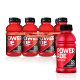 Powerade Fruit Punch bottle front view highlighting bold flavor for workouts