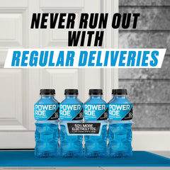 Powerade Fruit Punch label closeup showing vitamins for energy metabolism and immune health
