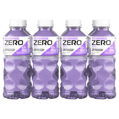 Powerade Zero Sugar Grape bottle for electrolytes on the go.