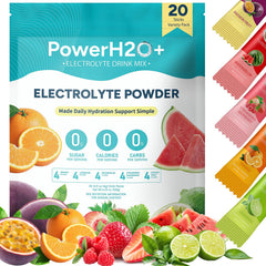 PowerH2O+ lemonade stick pack for quick hydration on the go