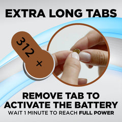 Powermax long-lasting zinc air technology supports all-day listening.